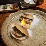 季節料理車屋 - 焼きはまぐり