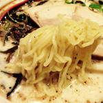 らー麺藤平 - 麺のアップ