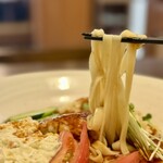 三嶋屋 - 料理写真:鶏天タルタルきし麺（１０００円）