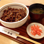 豚捨 外宮前店 - 伊勢牛の牛丼 870円