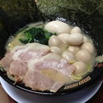 ラーメン神山 - H.27.3.24.夜 神山スペシャル醤油ラーメン 880円 + TPうずらダブル 300円