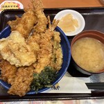 天丼てんや - 料理写真:たれづけ大江戸天丼 クーポンで舞茸のせ