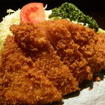 Tonkatsu Niimura - [黒豚ロースかつ定食]鹿児島産のロースかつです。