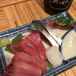 ふぶき - 〈2015/04〉三点盛り（390円）