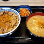 吉野家 - 料理写真:牛丼豚汁キムチセット