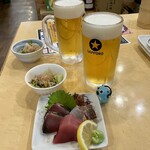 串揚げ角打ち しらすくじら - せんべろセット ٩( ᐛ )و始まるよ