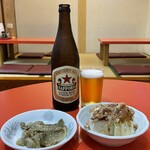 銀龍 - ザーサイと冷やっこ