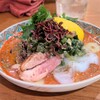 薬薗 - 料理写真:たこor伊勢赤鶏たたき　~九条葱と山椒ソース~　(合盛り)