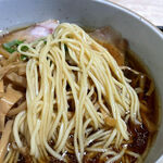 光が丘 井の庄 - 麺は細めのストレート！！