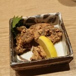 手打そば風來蕎 - クジラ竜田揚げ