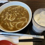 CoCo壱番屋 - 料理写真:カレーうどん850円ドリンクセット220円