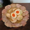 ラーメンちば宝来 - ３種のご褒美チャーシューメン(中)　1,400円　＋　味玉　120円