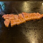 東京江戸もんじゃ こげお - 厚切りベーコンガーリックバター(880円)