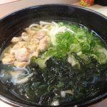 玄海うどん - かしわうどん