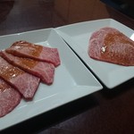 龍園 - 夢のツーショット　前沢牛カルビ　ロース