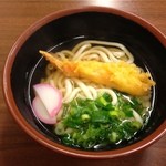 麺屋　まる - ベーシックな天ぷらうどん３００円を食べました。
