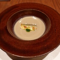 日本料理若林 - 鮎のすり流し