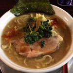 ラーメン ヤスオ - ラうどん（太麺） 200グラム　ショウガ カラメ 800円