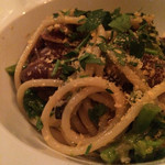 トラットリア ギヘイ - ホタル烏賊と菜の花のペペロンチーノ