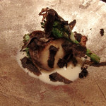 虎白 - 鰆、菜の花トリュフソース(2015/3)