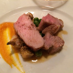 らんぷ亭 - ブルターニュ子牛 人参と魚介のソース
