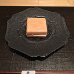 神保町 傳 - いぶりがっこに干し柿にフォアグラの味噌漬けの最中