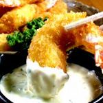 笑うだるま - だるま特製エビフライ