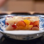 鎌倉 北じま - 2026.6 フルーツ寄せ 胡麻と杏仁のソース