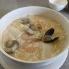 ミオ・パスタ - 海の幸のクリームスープ　1,100円
大盛り　200円