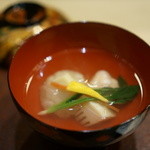 井雪 - お椀（あいなめと海老真丈）