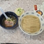 富喜製麺研究所 - 鰹昆布水ネギつけ麺