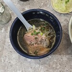 富喜製麺研究所 - 鰹昆布水ネギつけ麺