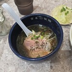 富喜製麺研究所 - 鰹昆布水ネギつけ麺