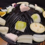 ジンギスカン羊はち - 野菜セットの野菜（二人前）