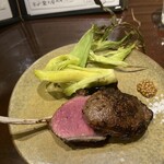 TOVILA osteria - アイルランド産子羊のグリル　ヤングコーン