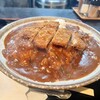 肉の丸小 - ハヤシライスとんかつのせ