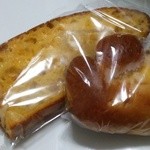 パン家のどん助 - 201504 ぶどうクリームとフレンチ 各140円