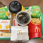 マクドナルド - ドリンク写真:アボカドチーズシュリンプバーガーセット¥810