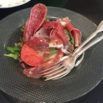 西洋厨房 れんが亭 - 生ハムサラダ