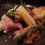 Wine 厨房 tamaya-ohyama - 前菜4種