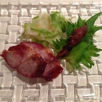 文菜華 - 前菜 チャーシュー ホタルイカの香味漬け 生ザーサイ