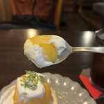 アティックルーム中野 - マンゴーアイスとパンナコッタ