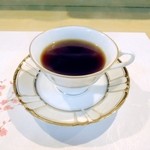 割烹 山城家 - 食後のコーヒー。