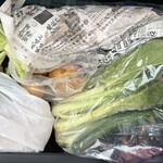 NAMEGATA 米こ バウムクーヘン - 貰った野菜