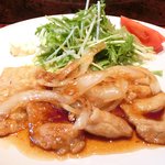 Kitchen 古時計 - 豚の生姜焼き<限定7食> 500円