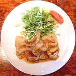 Kitchen 古時計 - 豚の生姜焼き<限定7食> 500円