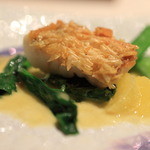 連理 - 「釣り甘鯛のおこりんぼ焼き 黄金柑ソース」