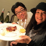 連理 - 記念にシェフと記念撮影