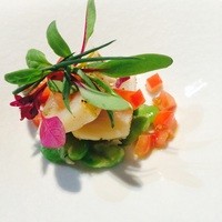 神戸牛炉釜炭焼ステーキ IDEA 銀座 - 平貝の炭火焼