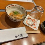 かき傳 - お通し（南蛮漬け）